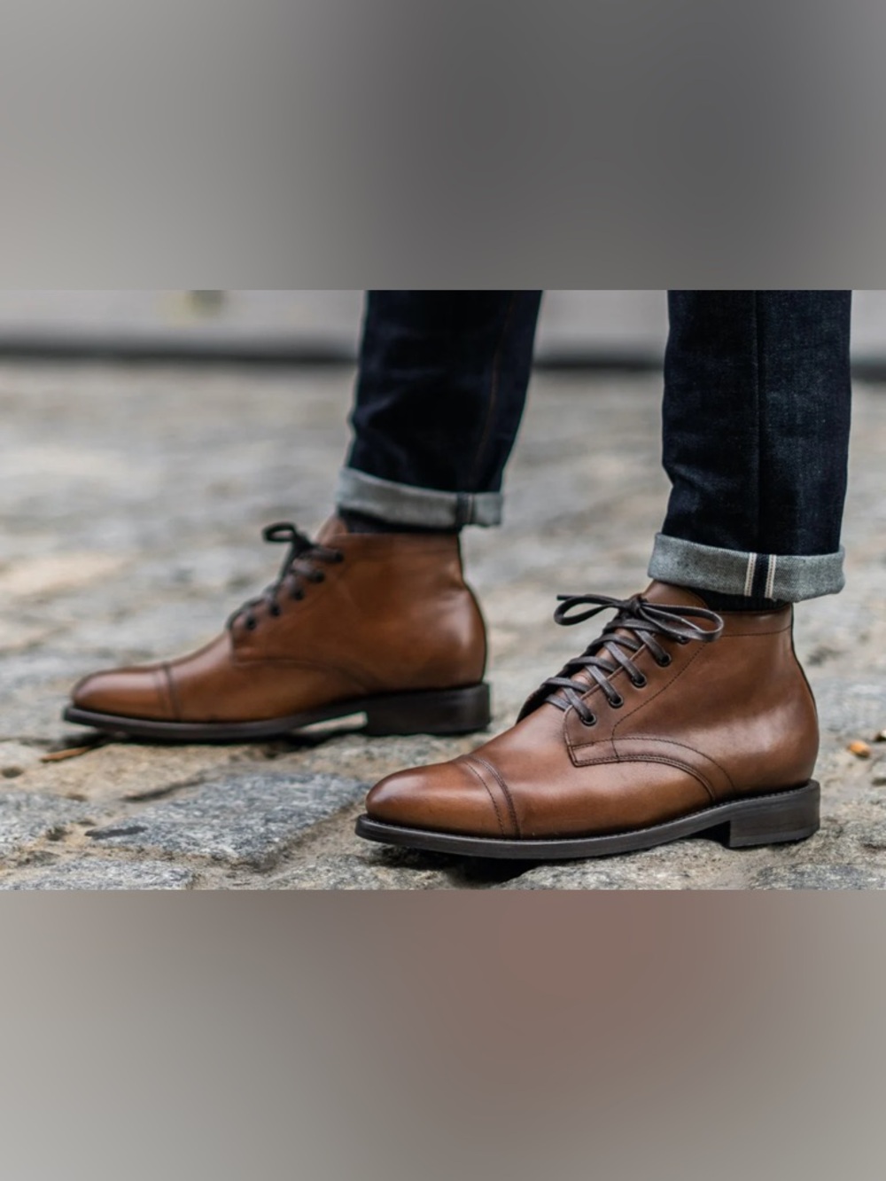 Thursday Boot Company Cadet Lace Up Boot in Walnut size 7.5